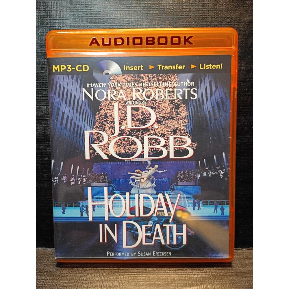 Holiday In Death J.D. Robb Mp3 CD Audiobook Unabridged Brilliance Nora Roberts